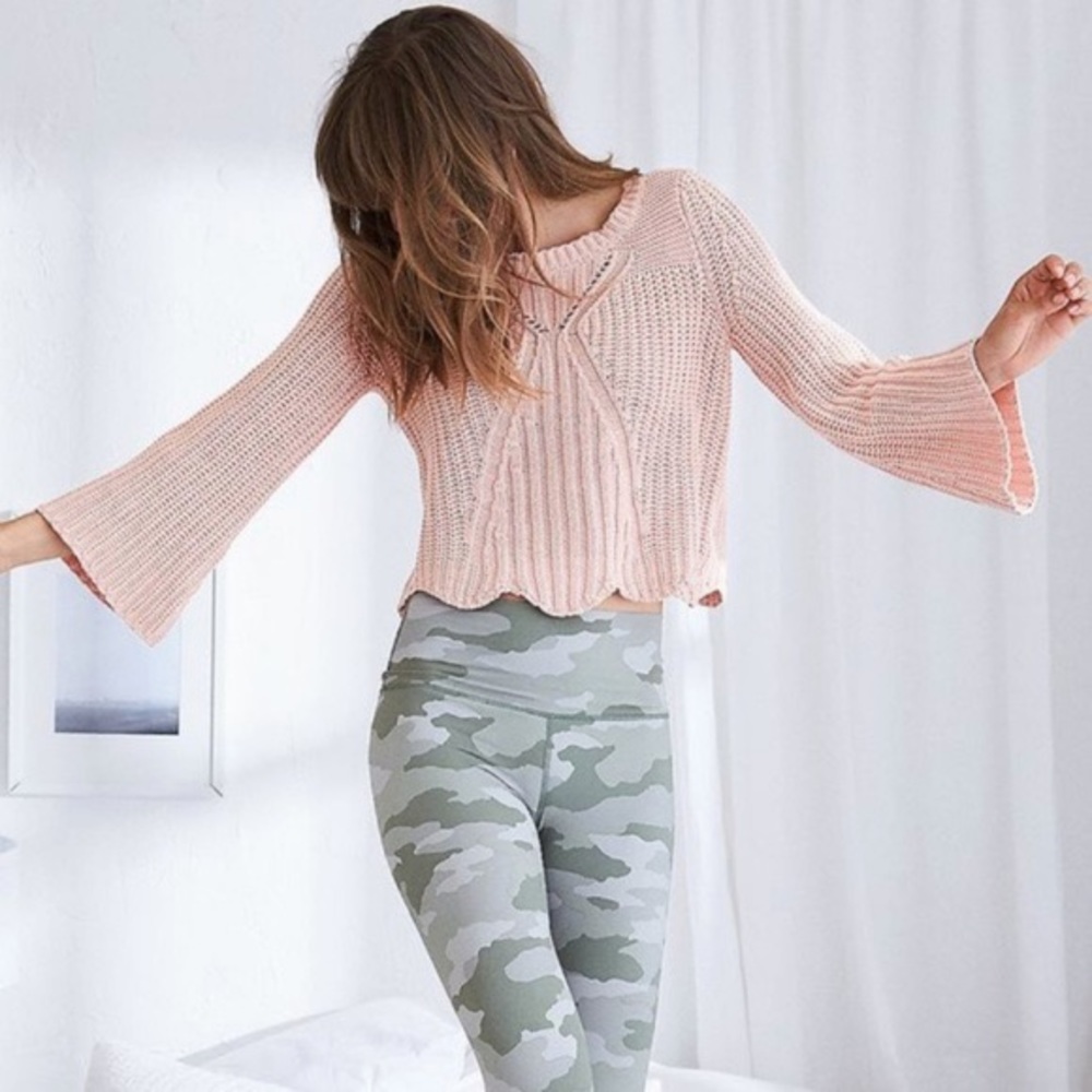Aerie Scallop Hem Sweater